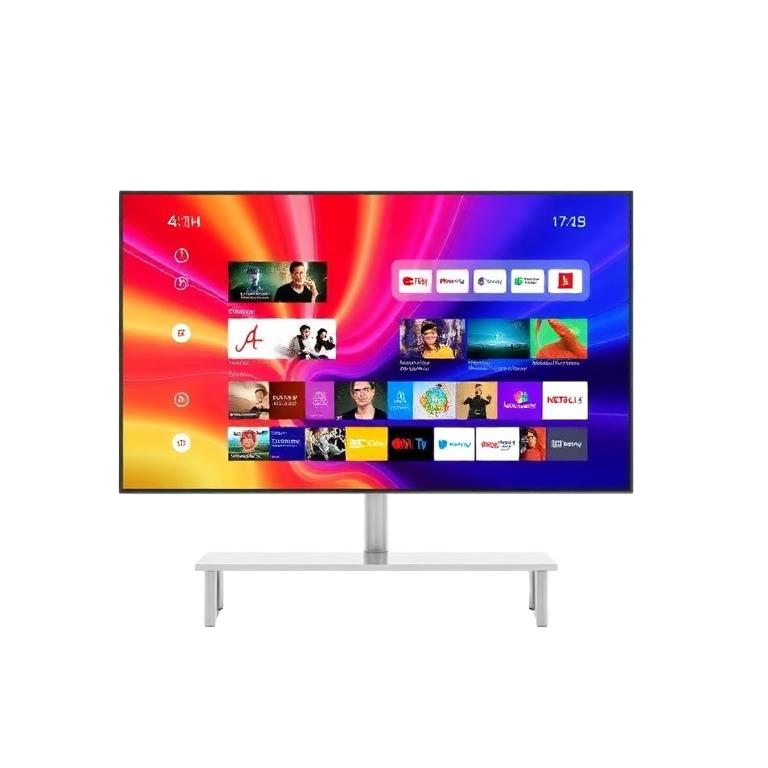 Smart TV running the IBO Pro IPTV app with CatchON TV